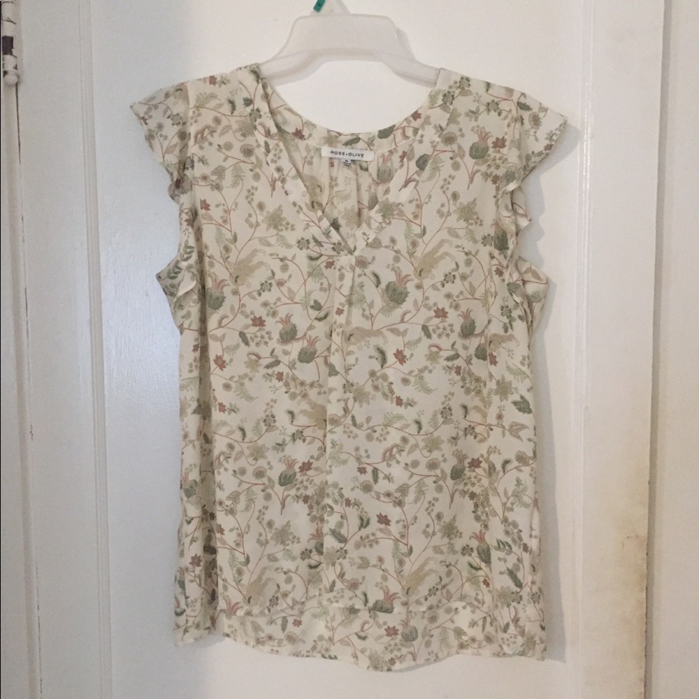 Rose + Olive shirt